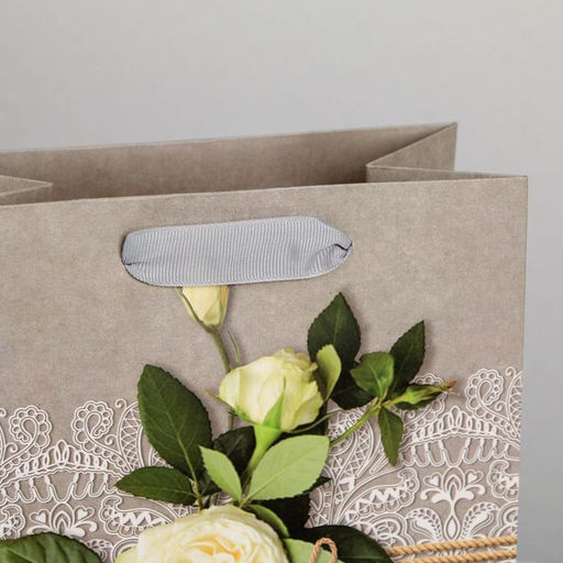 Пакет подарочный ламинированный, упаковка, «Мисс утончённость», MS 18 х 23 х 8 см