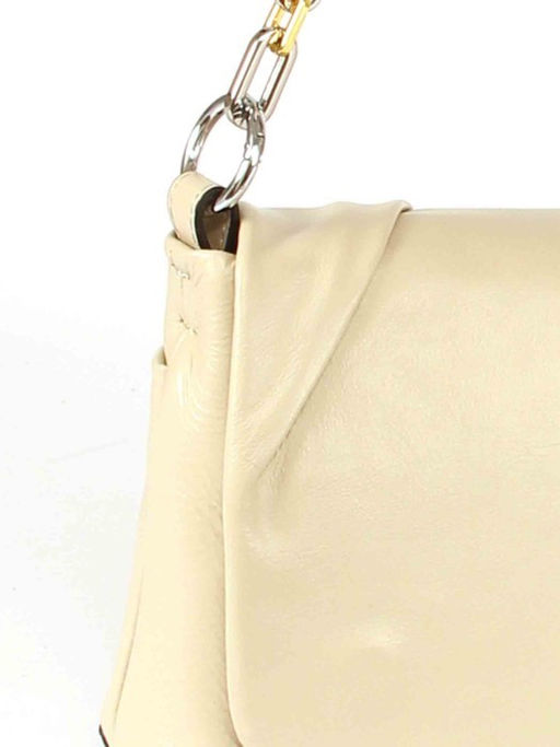 Сумка женская натуральная кожа GU 2033-8200, 1отд+карм/пер, плечевой ремень, бежевый SALE 265817 - Adelia фото 4