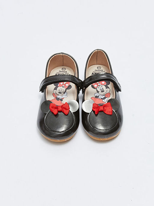 Deri G?r?n?ml? Minnie Mouse Lisansl? C?rt C?rtl? K?z Bebek Babet - Waikiki фото 3