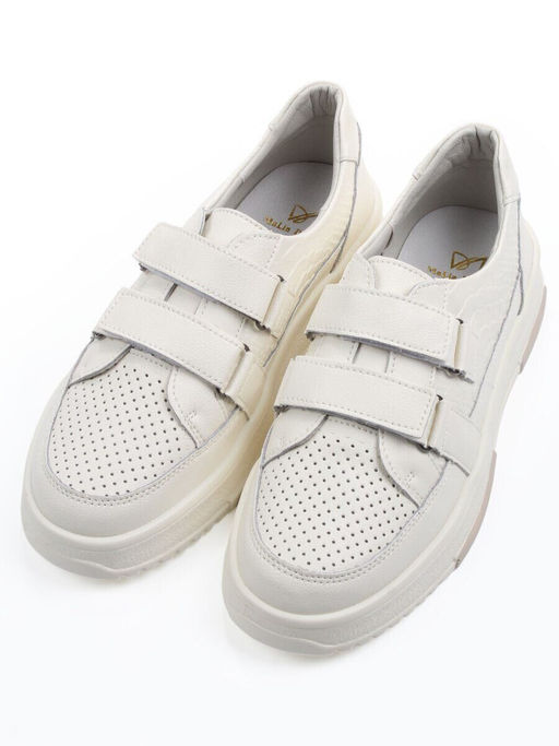 03-C138-2A LT. BEIGE Полуботинки спортивные женские (натуральная кожа)