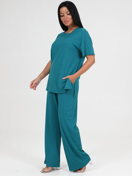 423 ПИЖАМА ЖЕНСКАЯ (брюки) (Бирюза) - А-дина фото 4