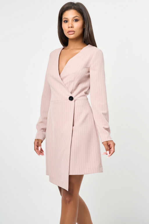Офисное платье в полоску - Fly фото 17