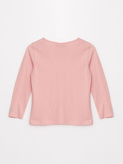 Bisiklet Yaka K?z ?ocuk Ti??rt - Waikiki фото 2