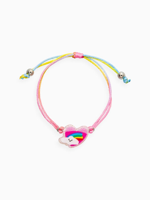 Цена за 2 шт. Набор детских браслетов «Выбражулька. Сердце и Единорог», 3 шт. d=7.5 см, силиконовый, разноцветный