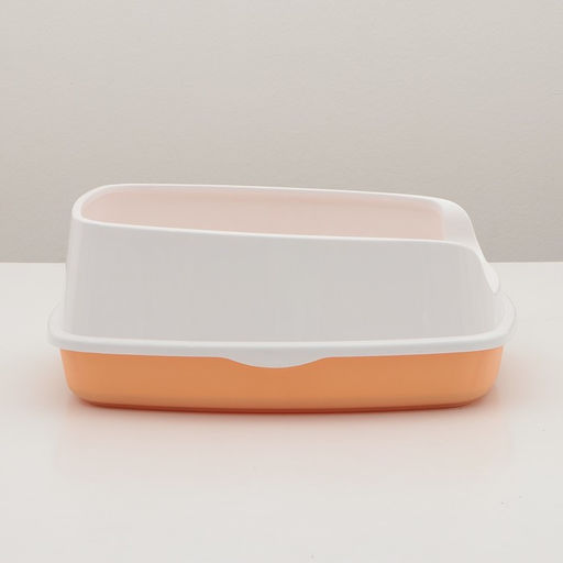 Туалет Айша S с высоким бортом и сеткой, 45 х 35 х 18,5 см, бежевый - Simaland фото 3