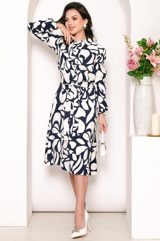 Платье Невозможно устоять (блю энд вайт) П5146 - Lt collection фото 13