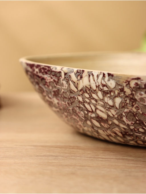 Миска, 20×15×6.5 см, бамбук