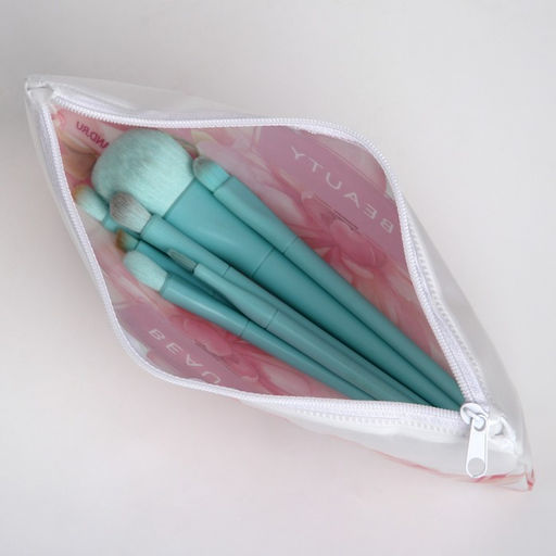 Цена за 2 шт. Косметичка-пенал PVC на молнии Цветы - Nazamok фото 5