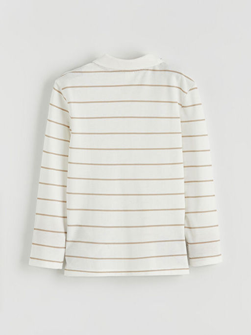 Polo Yaka ?izgili Erkek ?ocuk Ti??rt