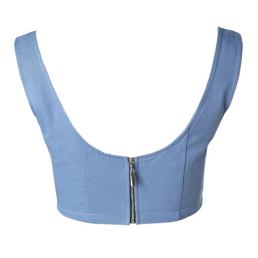 Корсет женский джинсовый MIST: Denim, размер 46, синий