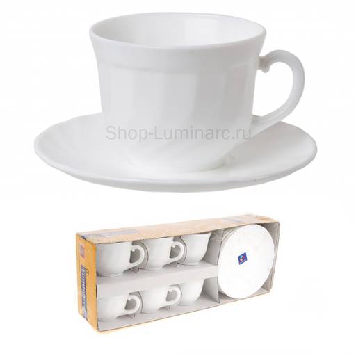 Набор чайный ТРИАНОН 220мл 12 предметов - Luminarc фото 3