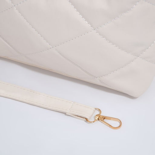 Сумка-багет на молнии, цвет бежевый - Simaland фото 6