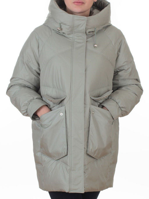 EB2819 OLIVE Куртка зимняя женская (200 гр. холлофайбер)