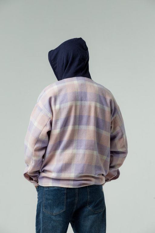 Рубашка утепленная,  толстовка c капюшоном оверсайз - Knitka wear фото 10