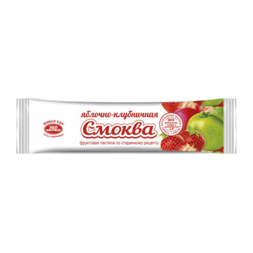 Смоква яблочно-клубничная, 900г шоу-бокс