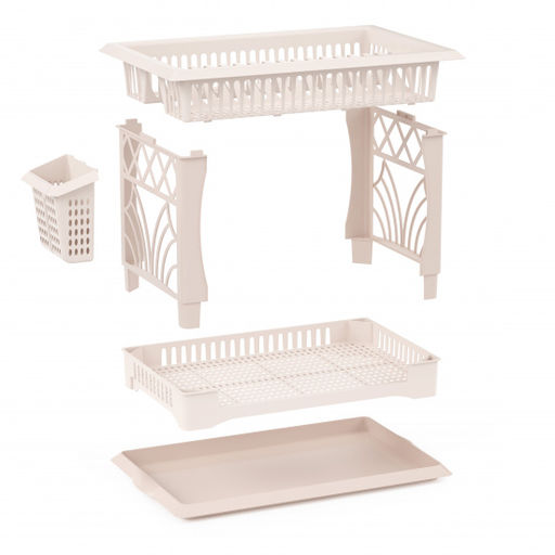 Сушилка для посуды "Мечта хозяйки" №1 (св.бежевый) М7609