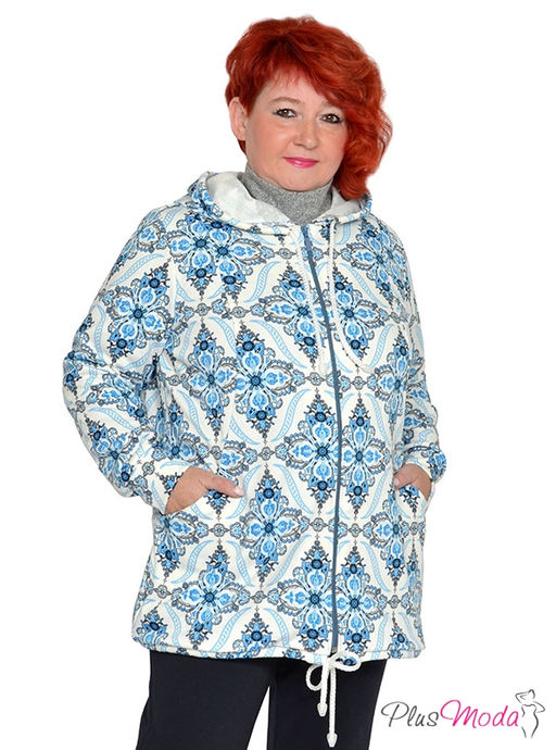 Жакет-куртка Модель №1863 размеры 44-84 - Plusmoda фото 5