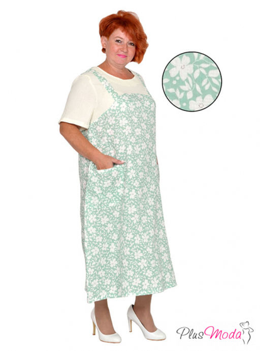 Платье Модель №2071 размеры 44-84 - Plusmoda фото 3