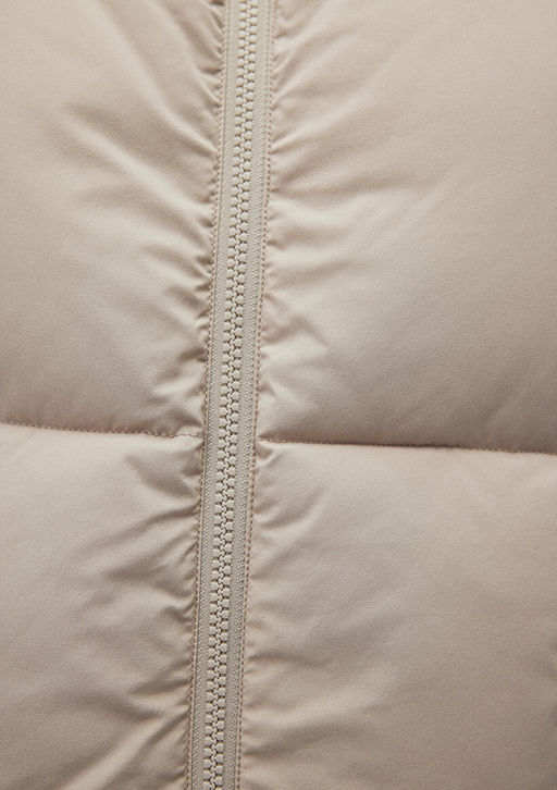 Bej Sisme Yelek - Mavi фото 7