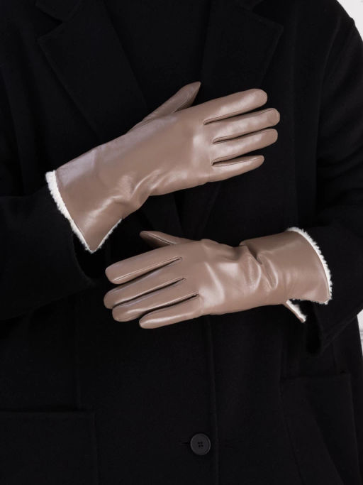 Перчатки женские 100% ш IS352 l.taupe - Eleganzza фото 9
