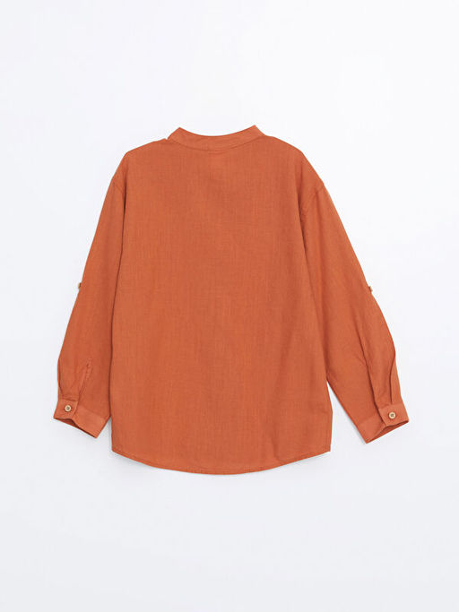 Hakim Yaka Uzun Kollu Erkek Bebek G?mlek - Waikiki фото 3