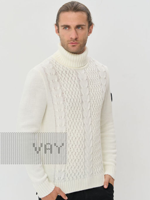 Свитер мужской 5232-12151. 118 молоко