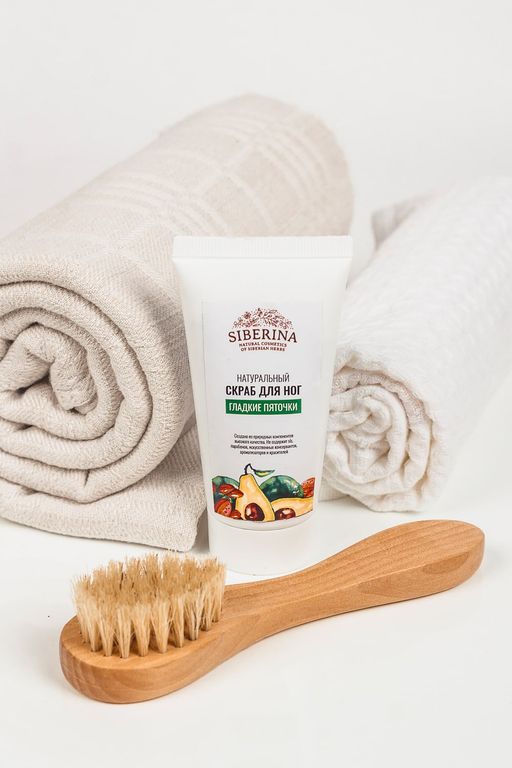 Скраб для ног Гладкие пяточки - Siberina фото 3