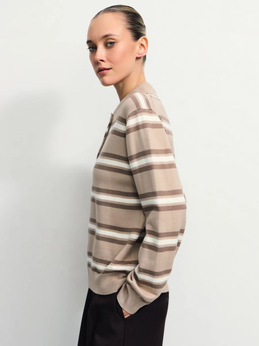 Джемпер из вискозы в полоску / Zarina  фото 5