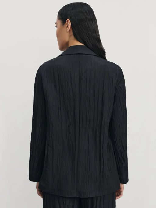 Жакет свободного кроя из жатой ткани / Zarina  фото 5