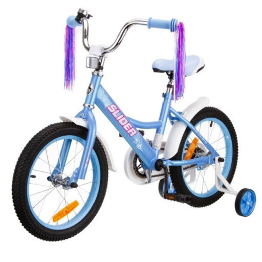 Велосипед двухколесный SLIDER, 16", синий