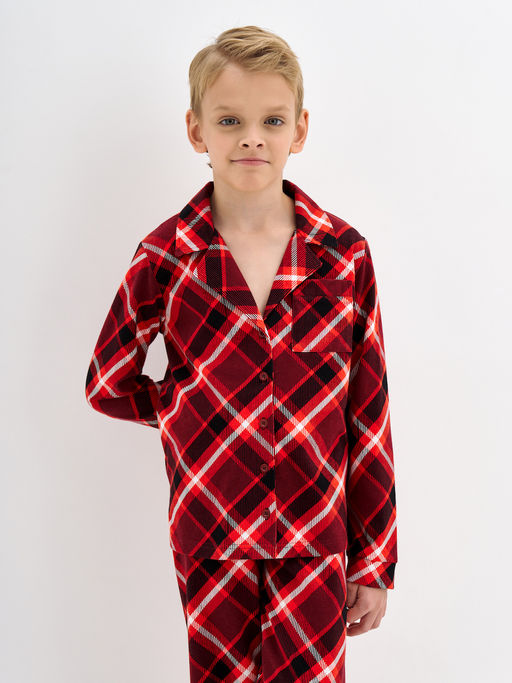 Красная пижама в клетку - Kogankids фото 14