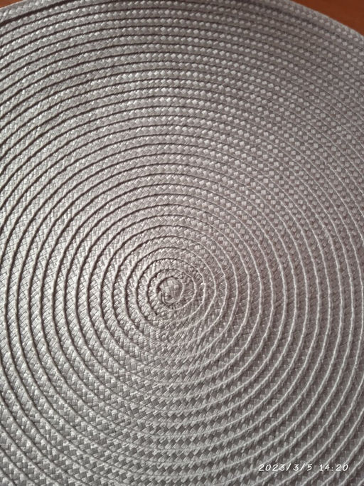 Салфетка для сервировки (мат на стол) 38см, круглая, стальная, Y6-2538 (326267) /DANIKS/  фото 8