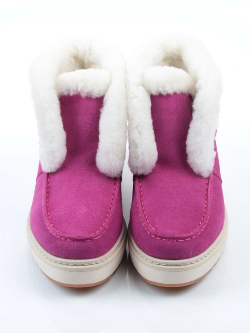 04-5603-3 CRIMSON Ботинки зимние женские (натуральная кожа, 100% шерсть)