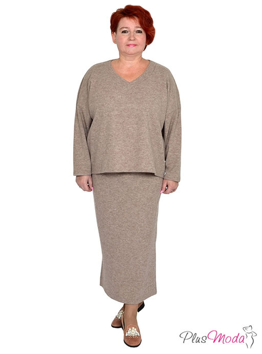 Джемпер Модель №1521 размеры 44-84 - Plusmoda фото 8