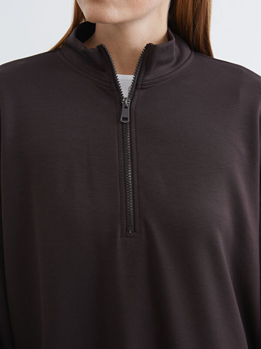 Soft Touch Oversize Kad?n Sweatshirt Tunik