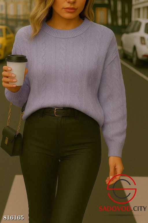 Теплая кофточка однотонная - Bruno фото 2