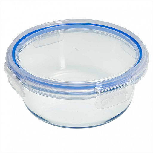 Форма круглая с герм.крышкой из жаропроч.стекла 1,0л "Забава" 17,4*6,7см РК-0106/2