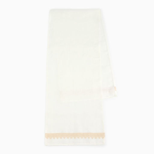 Дорожка на стол «Этель» Kitchen linen, 40×176 см, лён 100%, 240 г/м², белая