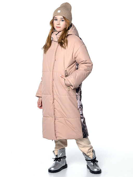 ПАЛЬТО 6з3224 черный/беж - Nikastyle фото 11