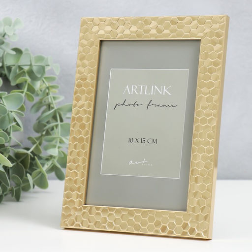 Фоторамка для фото 10×15 см Stella, пластик, золото