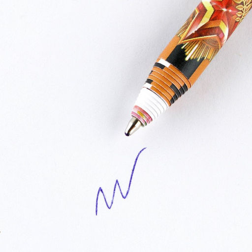 Цена за 10 шт. Ручка-эко, шариковая, синяя паста, 1.0 мм Настоящему герою - Artfox фото 2