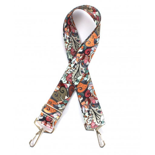 Плечевой ремень (стропа) ADEL-239/регулируемый, макс длина 150см, узор зеленый принт mpl 263298 - Adelia фото 2