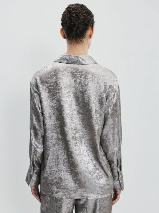 Блузка из блестящей ткани / Zarina