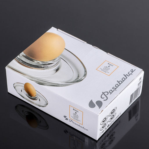 Подставки для яиц Pasabahce Basic, набор 4 шт. стекло, прозрачные