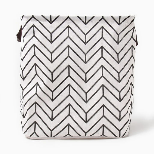 Текстильная корзина Доляна цвет белый, 32*32*32 см  фото 3