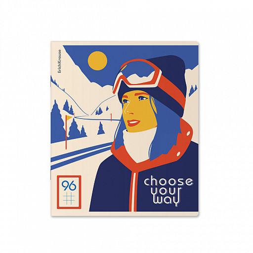 Цена за 5 шт. Тетрадь общая ученическая ErichKrause Choose Your Way, 96 листов, клетка, матовая ламинация_MIX-PACK  фото 7