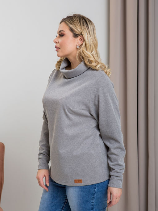 Джемпер 1308 серый - Novita фото 3