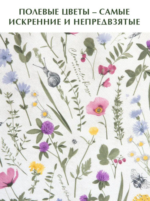 VAL HC-BOX-L2 Короб стеллажный 2-х секционный, 50*30*20 см, HERBARIUM CLOVER, шт