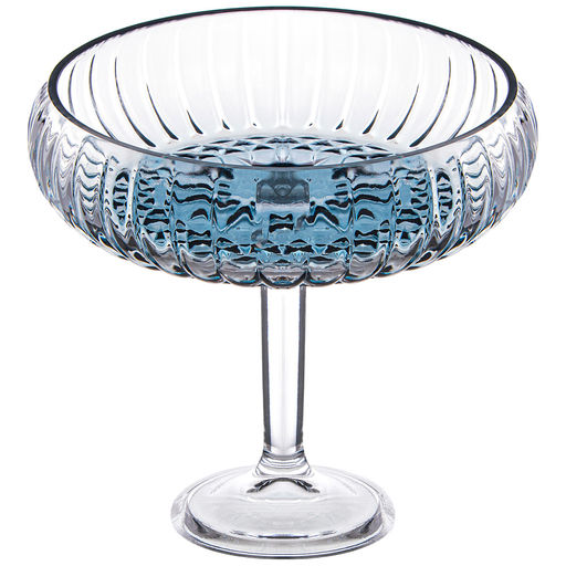 БЛЮДО НА НОЖКЕ GREY, 24Х21 СМ