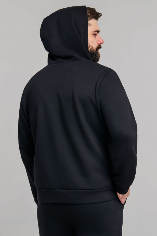 Арт. 69301 Толстовка мужская с начесом 50-58 (5 шт) Цвет:черный - Идеал фото 14